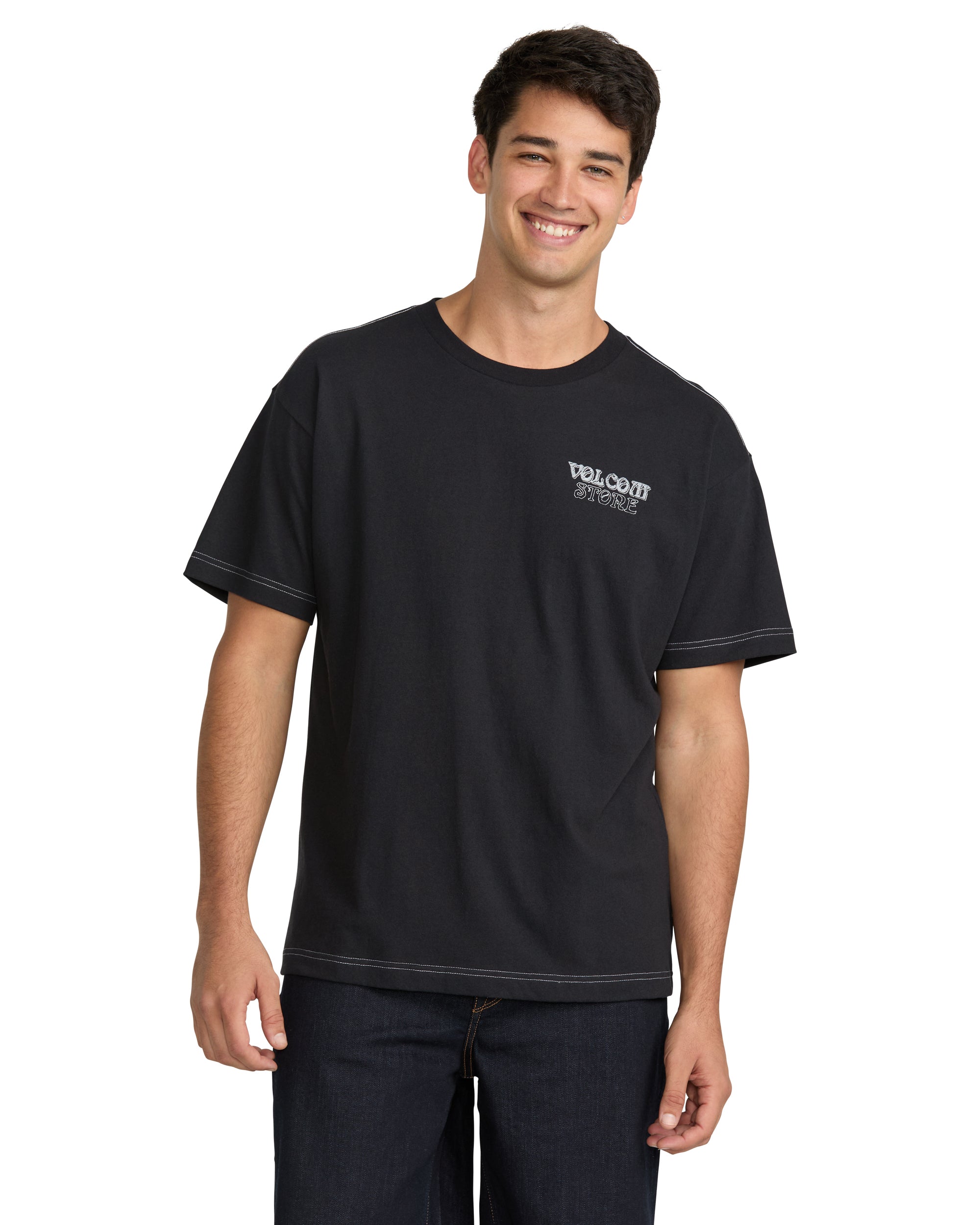 Volcom Timewave Short Sleeve tee - Antique Black