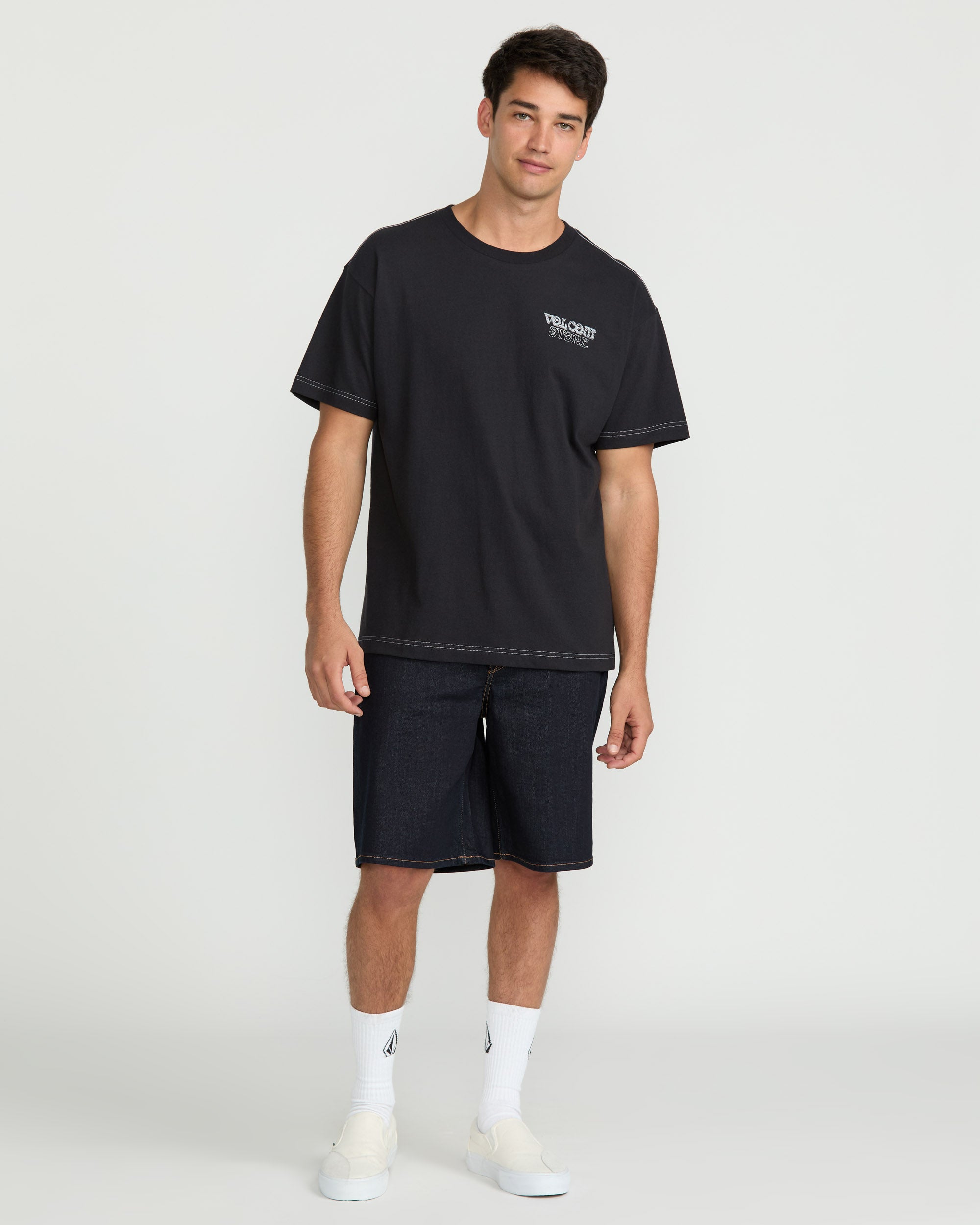 Volcom Timewave Short Sleeve tee - Antique Black
