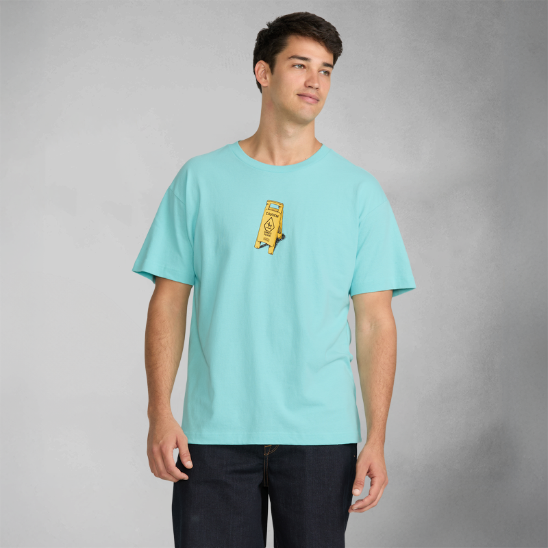 Volcom Dancefloor Kurzarm-T-Shirt - Blau