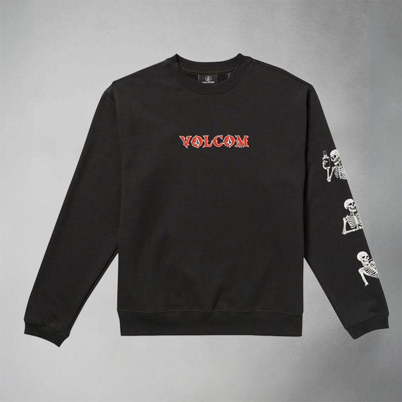 Volcom Never Ends Crew - Black