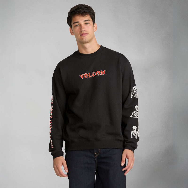 Volcom Never Ends Crew - Schwarz