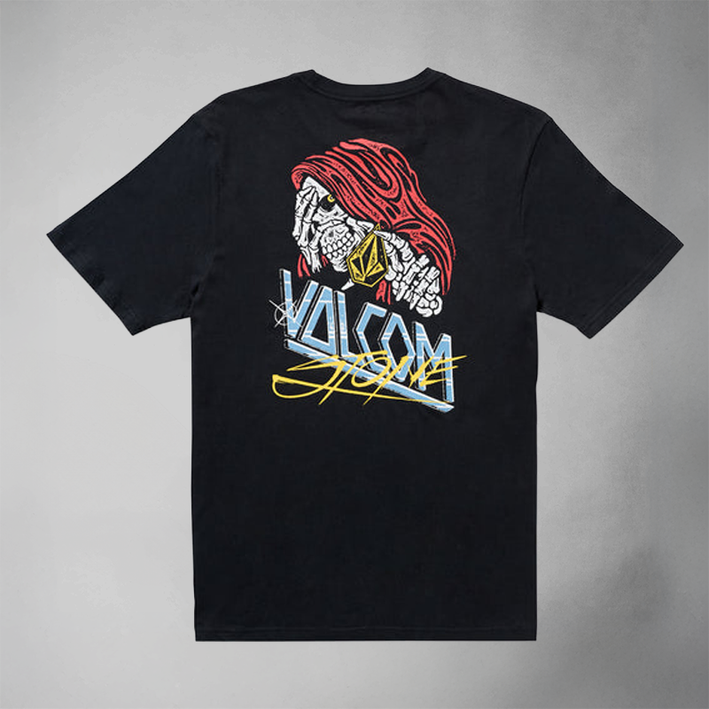 Volcom Dropped This Kurzarm-T-Shirt – Schwarz