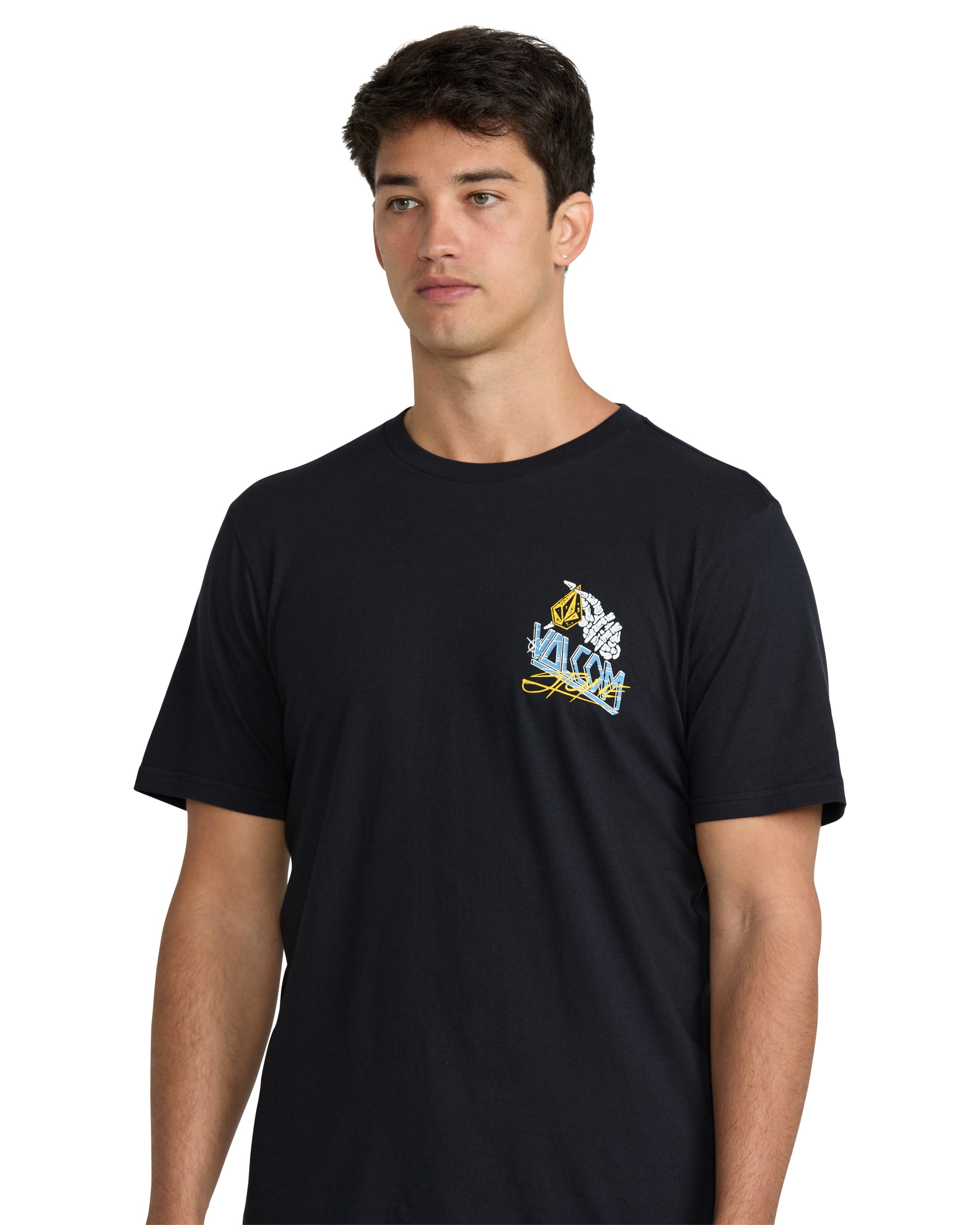 Volcom Dropped This Short Sleeve Tee - Black