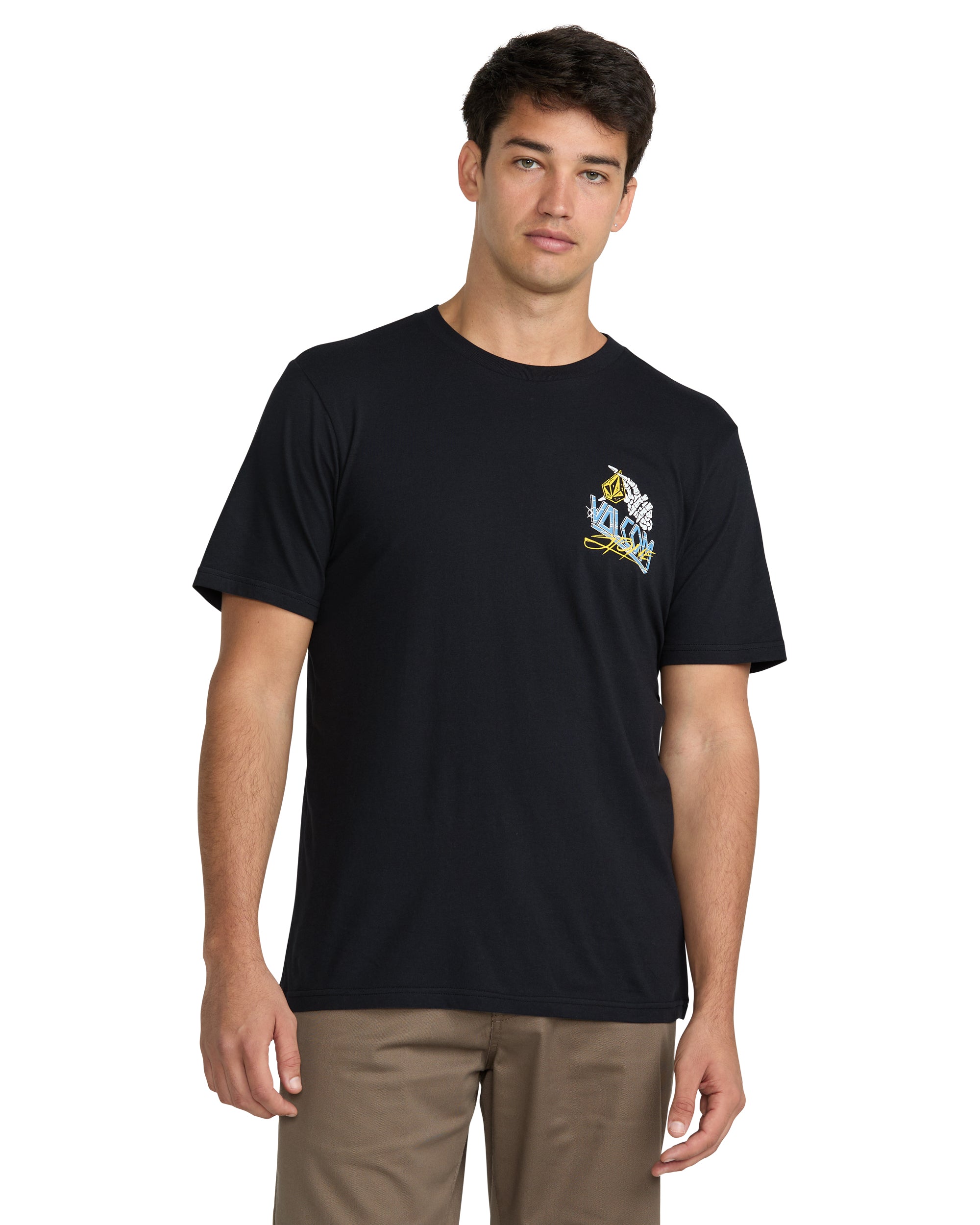 Volcom Dropped This Short Sleeve Tee - Black