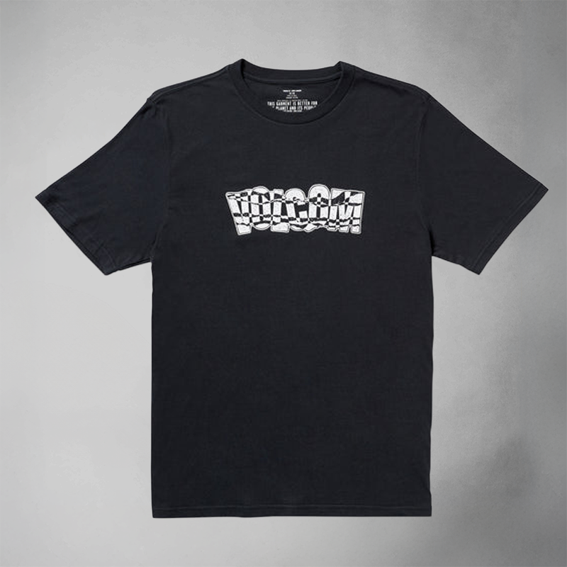Volcom Bender Kurzarm-T-Shirt – Antikschwarz