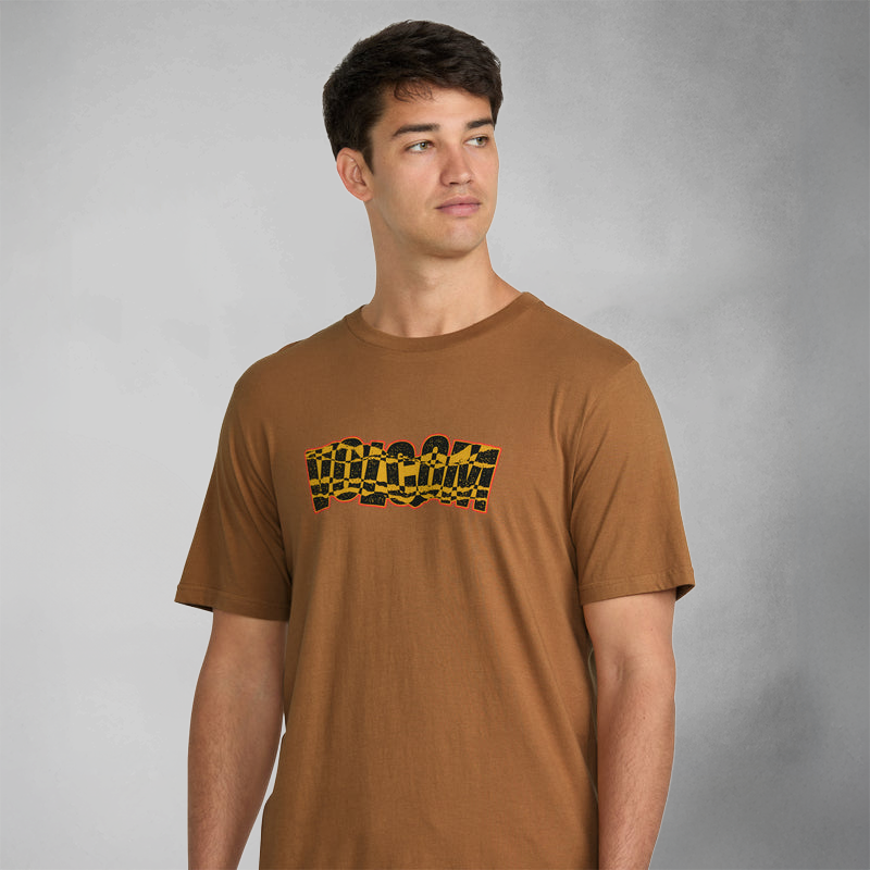 Volcom Bender Kurzarm-T-Shirt – Coconut Shell