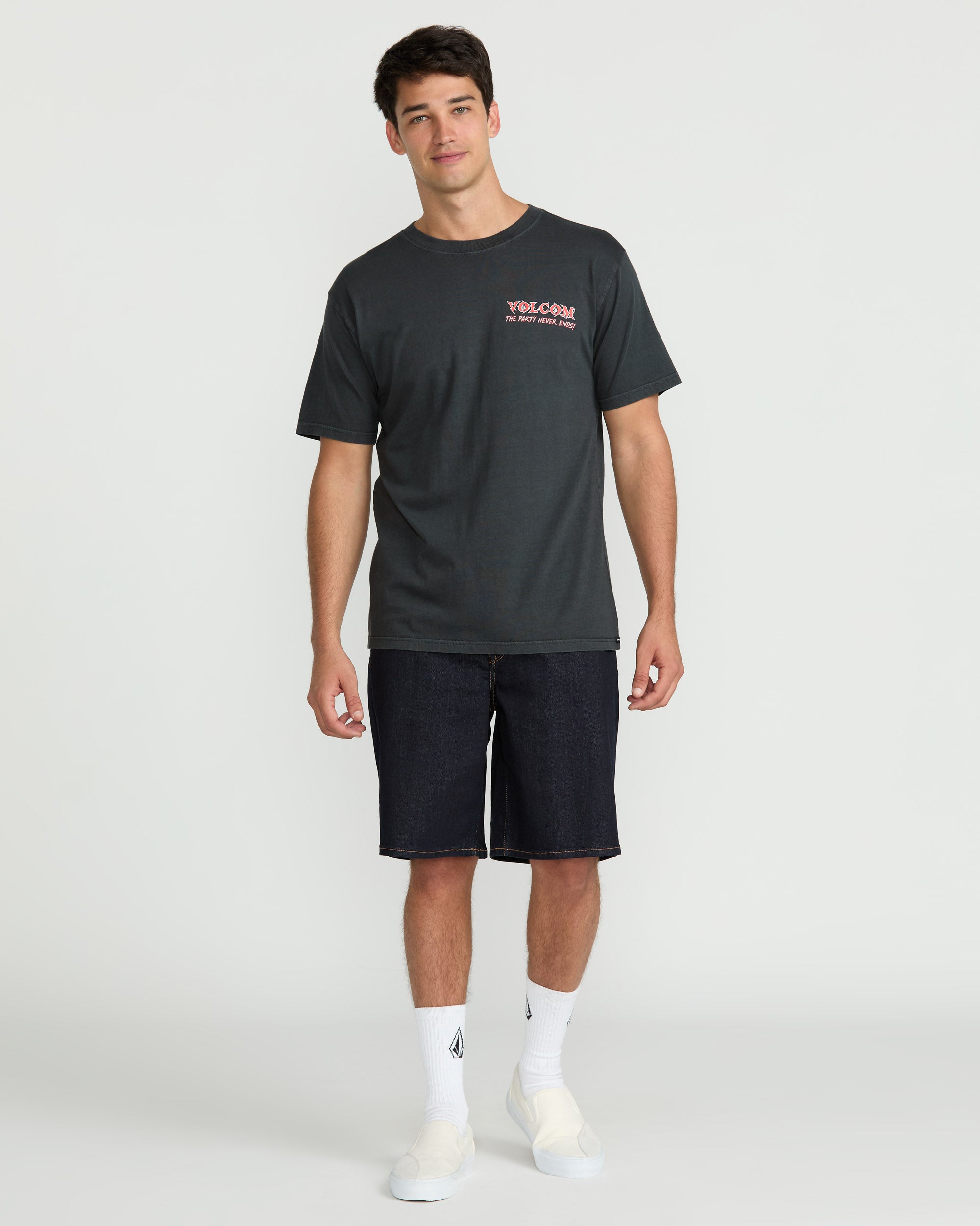 Volcom Never Ends Short Sleeve Tee - Black