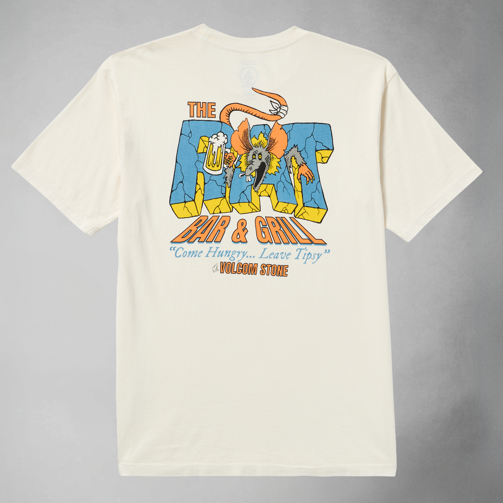 Volcom Rat Bar Kurzarm-T-Shirt - Weiß