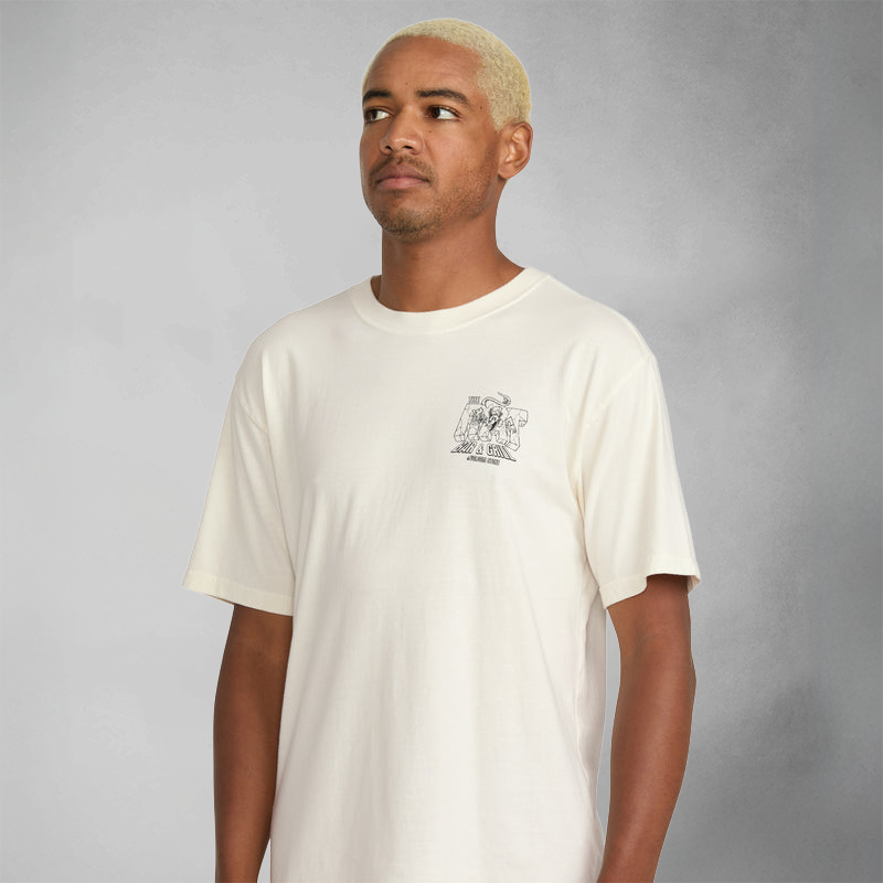 Volcom Rat Bar Kurzarm-T-Shirt - Weiß
