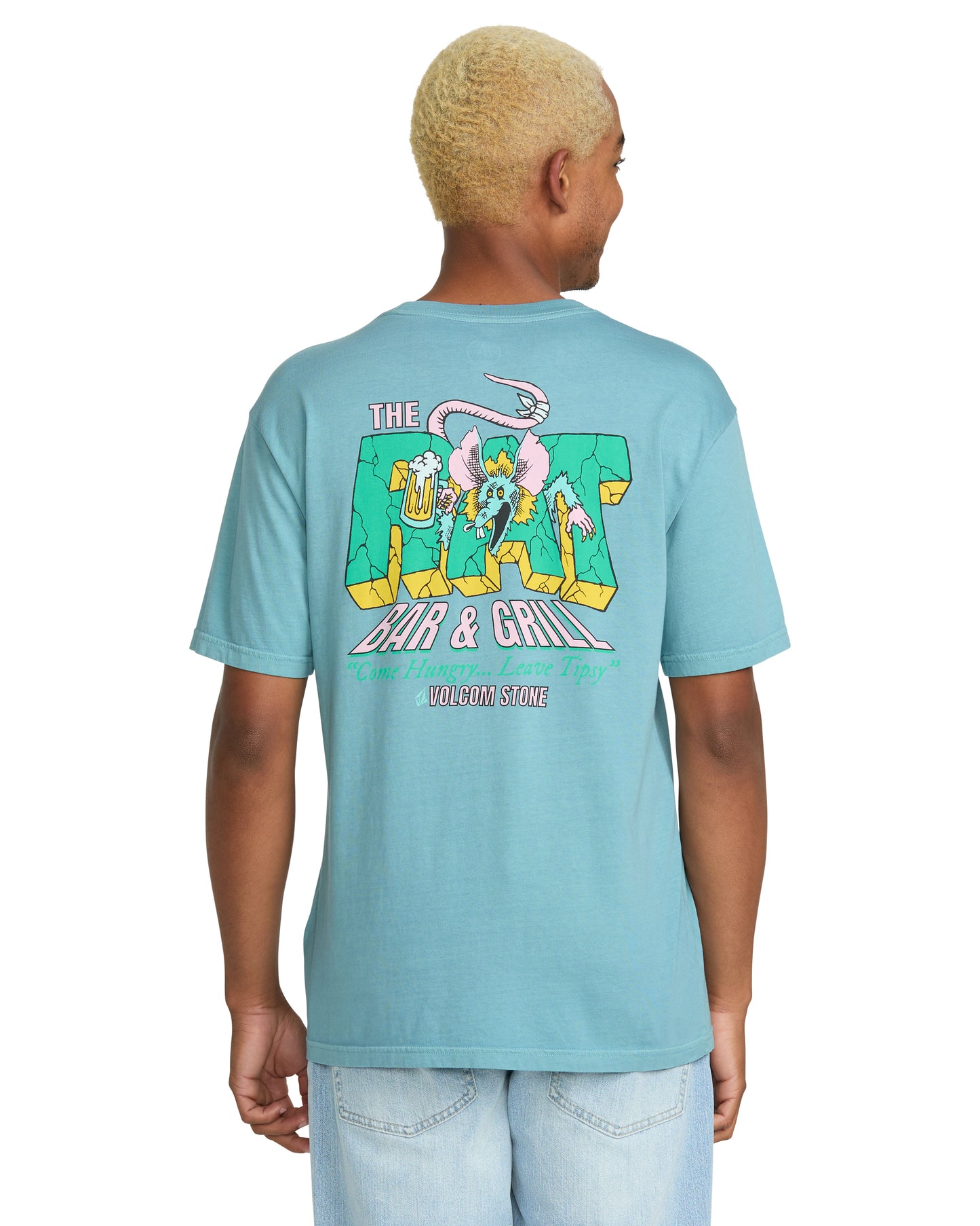 Volcom Rat Bar Short Sleeve Tee - Blue