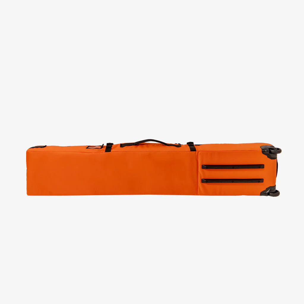 Union Wheeled Snowboard Bag – Padded Travel Board Case with Wheels – Bright Orange