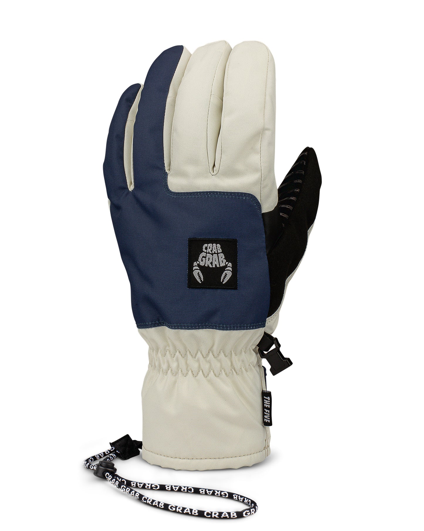 Crab Grab - Five Glove - Snowboard Gloves - Off White and Navy - Unisex