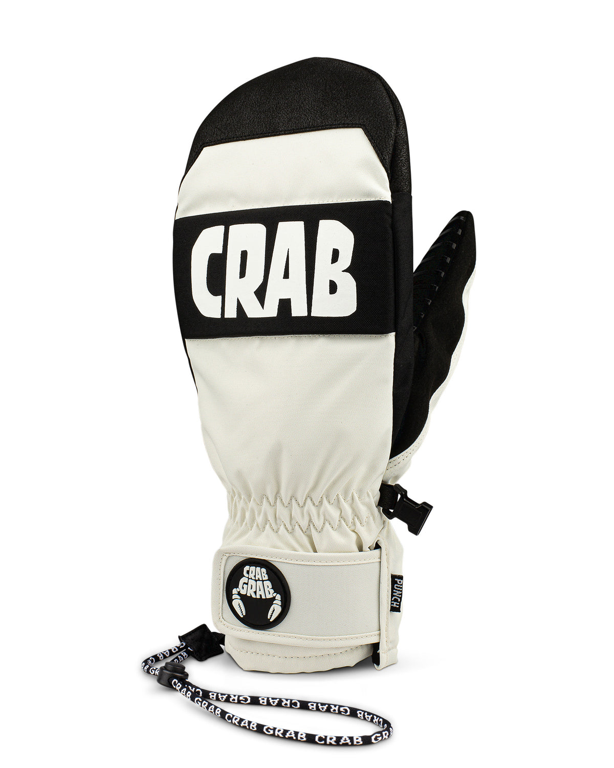 Crab Grab Punch Mitt Snowboard Gloves White Unisex