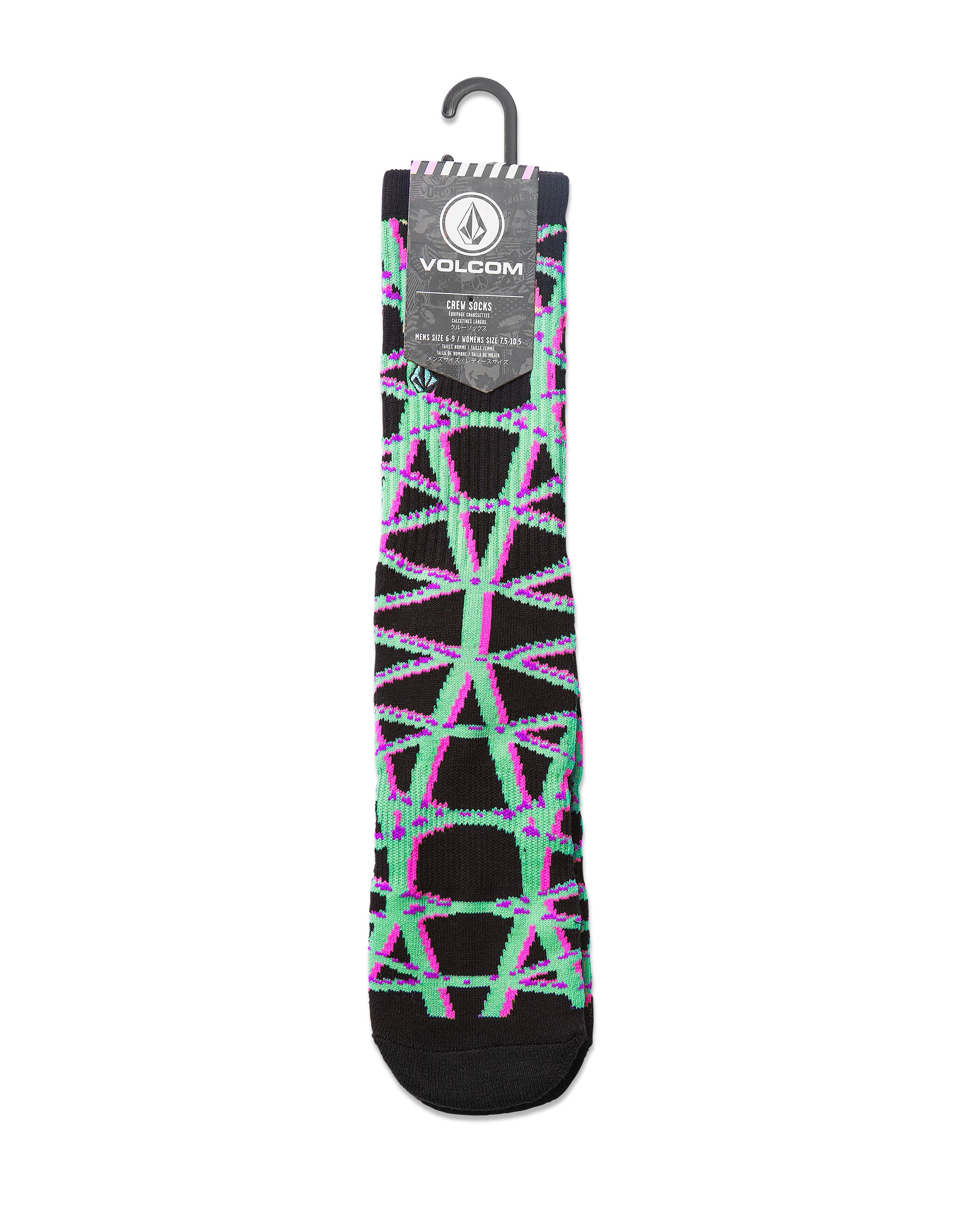 Volcom Printa Stone Sock - Black