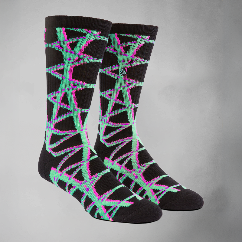 Volcom Printa Stone Sock - Black