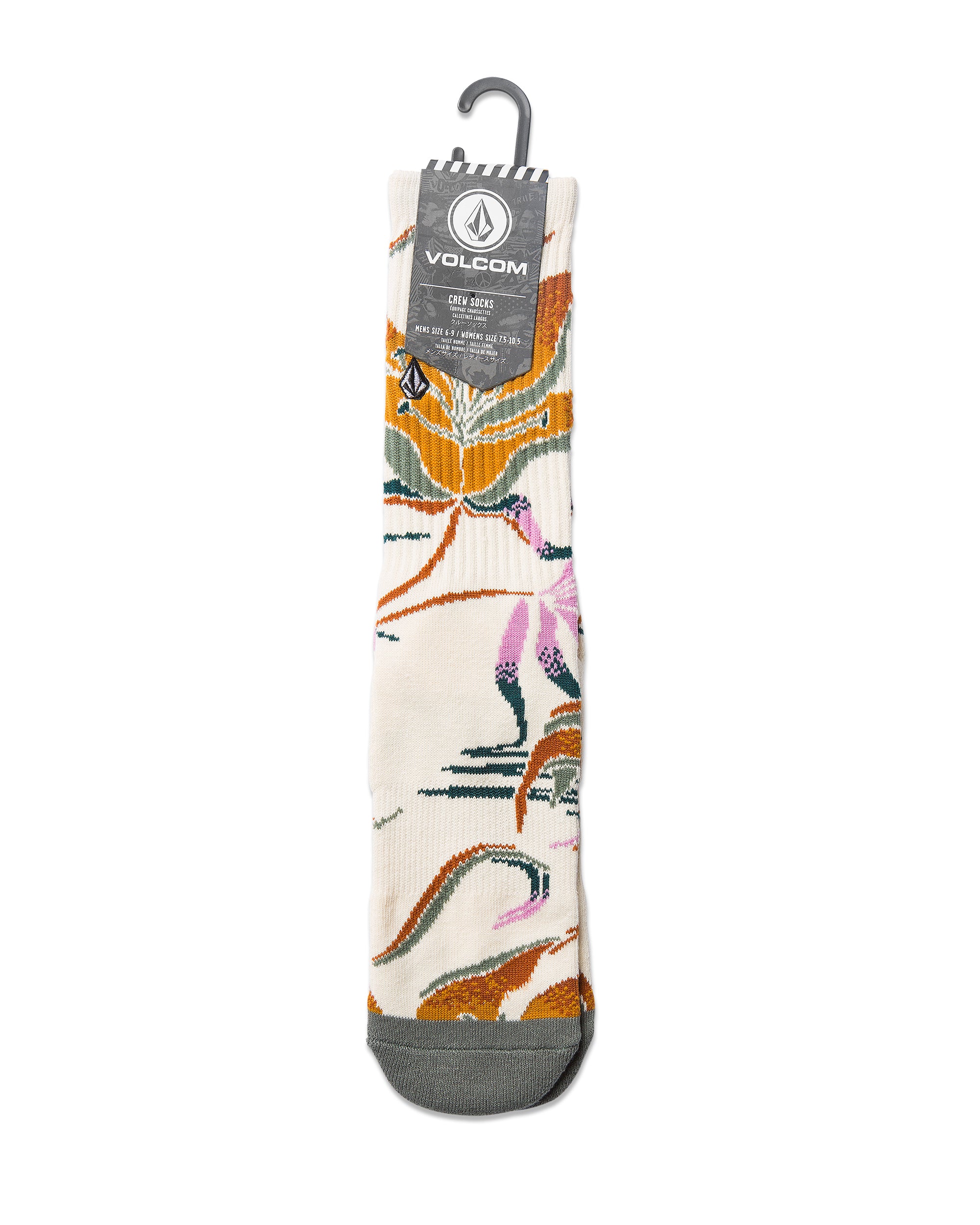 Volcom Printa Stone Sock Dirty White