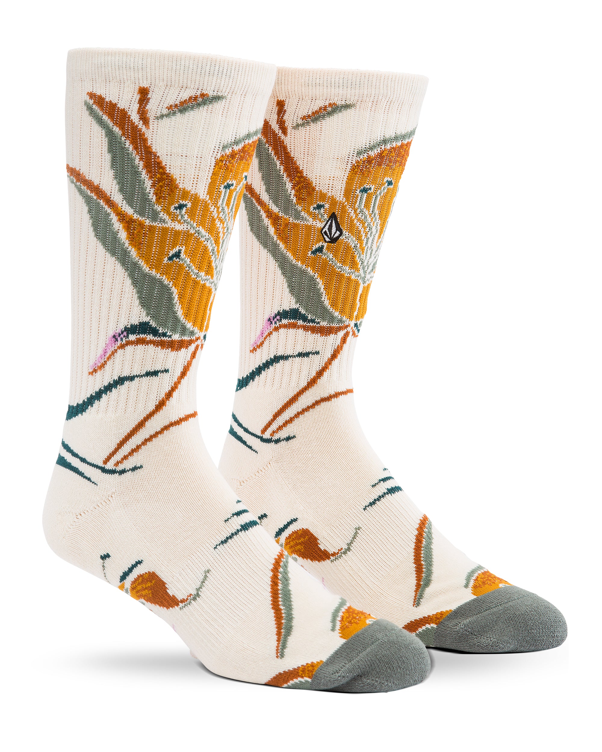Volcom Printa Stone Sock Dirty White