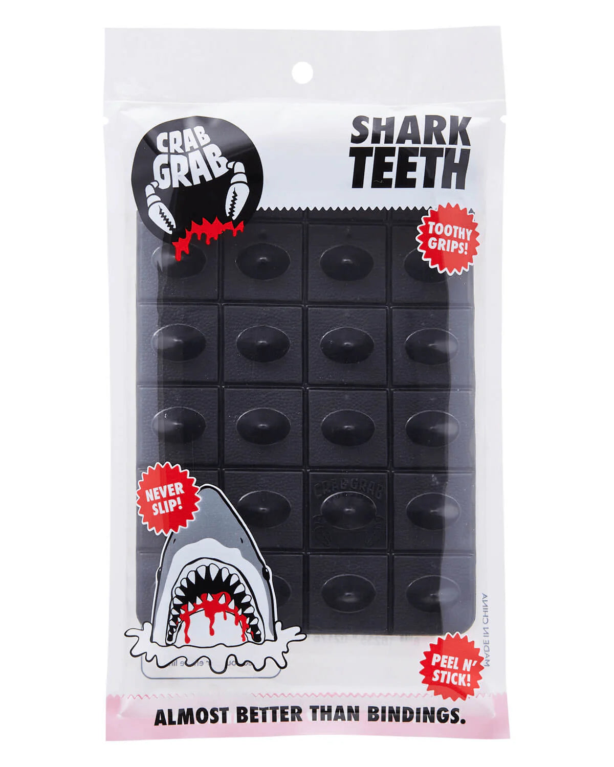 Crab Grab - Shark Teeth - Snowboard Stomp Pad