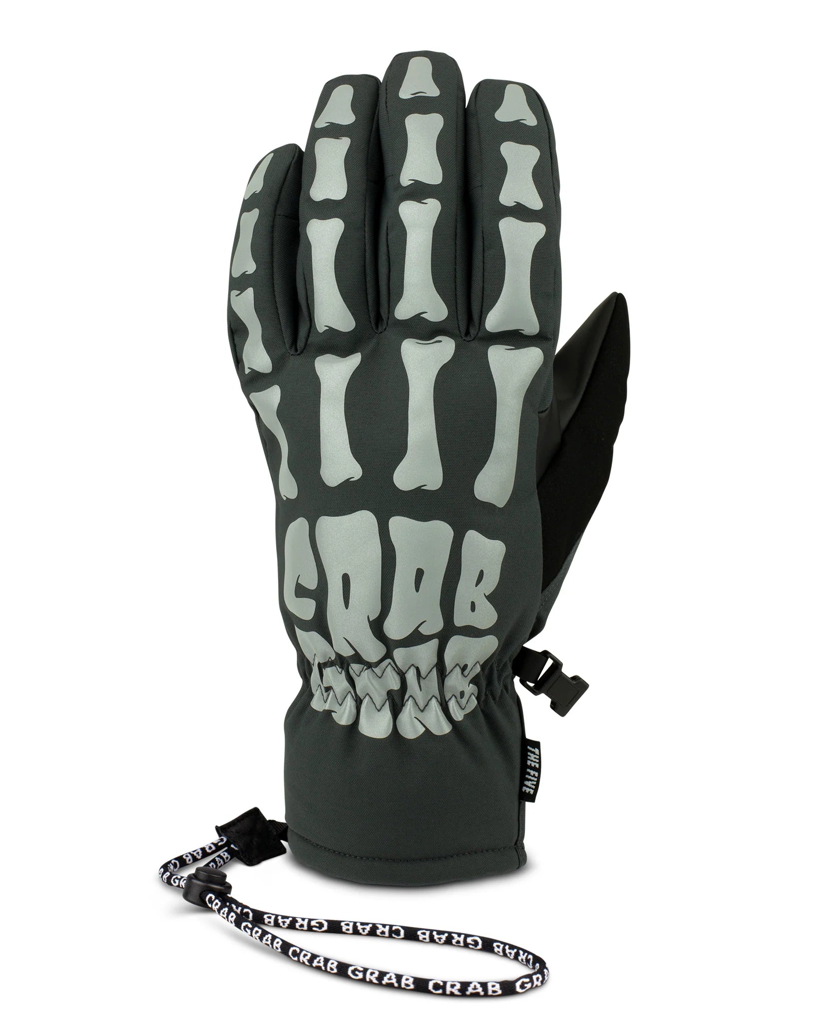 Crab Grab - Five Glove - Snowboard Gloves - Bones Reflective - Unisex