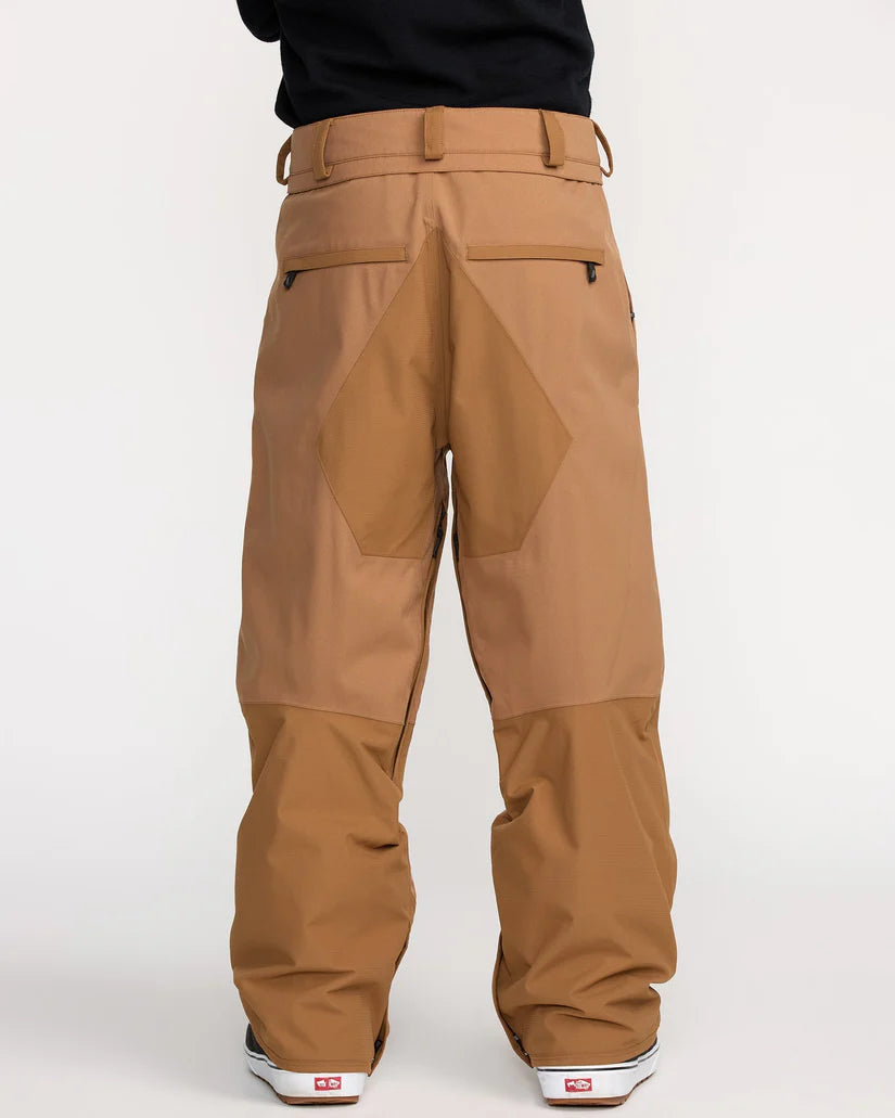 Volcom Kleveland Pant - Snowboard Pants - Mens - Terra Brown