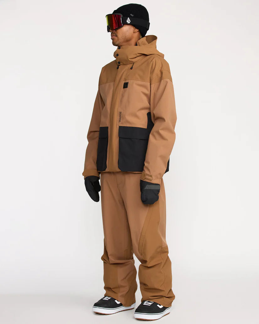 Volcom Kleveland Pant - Snowboard Pants - Mens - Terra Brown