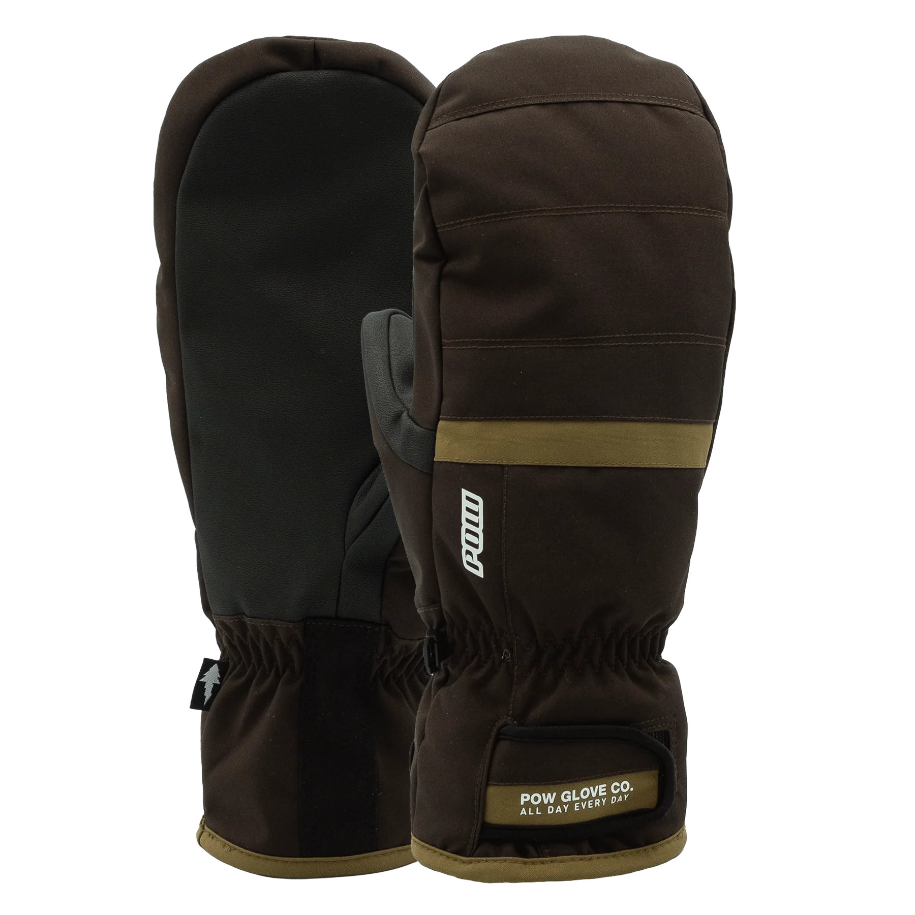 POW GT MITT - Snowboard Gloves - Unisex - Chocolate