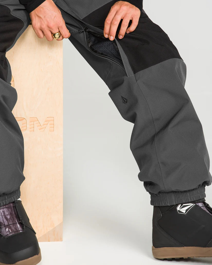 Volcom Creston 3D Stretch Bib - Dark Grey