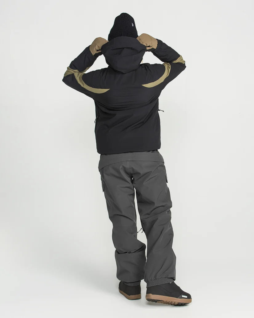 Volcom Creston 3D Stretch Bib - Dark Grey