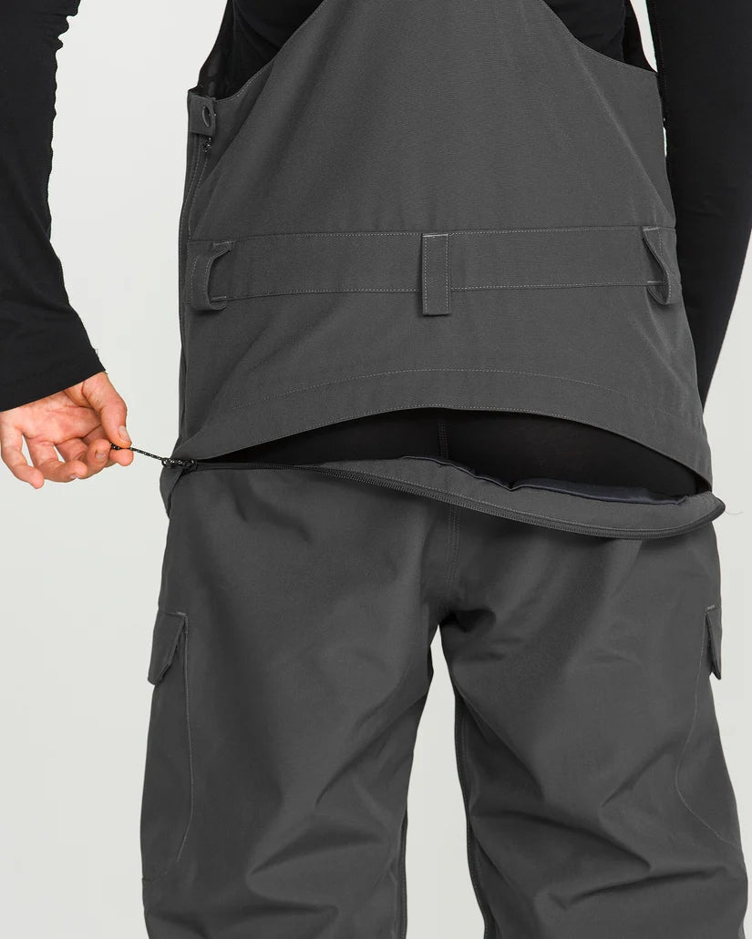 Volcom Creston 3D Stretch Bib - Dark Grey