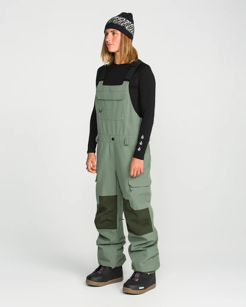 Volcom Creston 3D Stretch Bib - Light Green