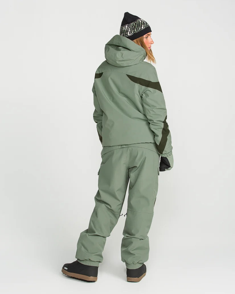 Volcom Creston 3D Stretch Bib - Light Green