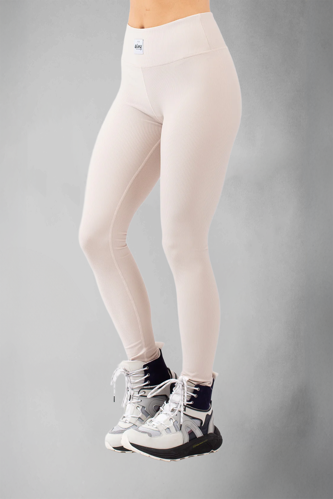 Eivy Icecold Ribbed Tights - Faded Cloud - Base Layer