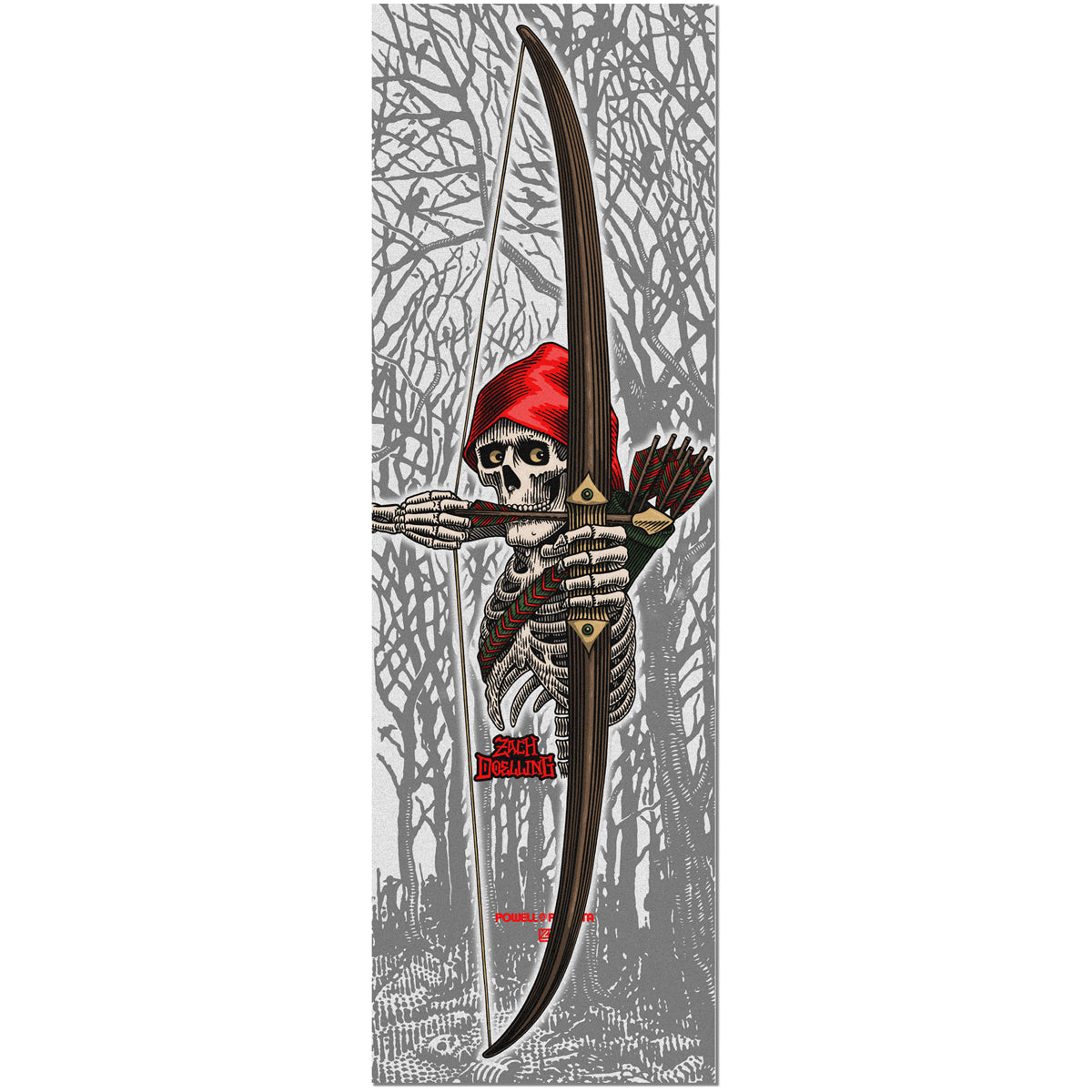 Powell Peralta Zach Doelling Archer 10.5" Clear Griptape
