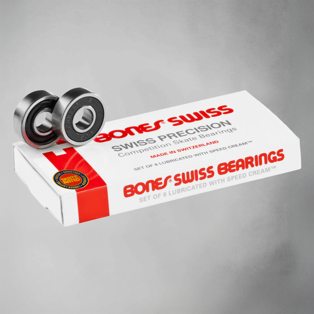 BONES Schweizer Skateboard Kugellager (8er-Pack)