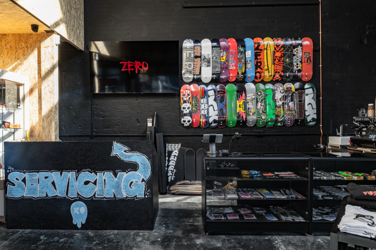 Inside the shop, Sneinton Market