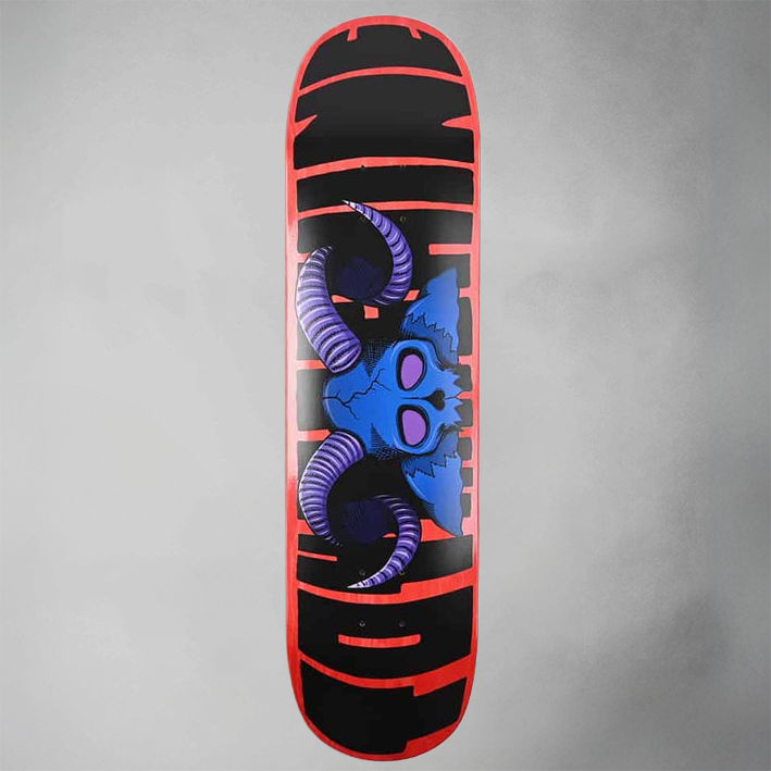 Toy Machine Horns Blue 8.0" Skateboard Deck