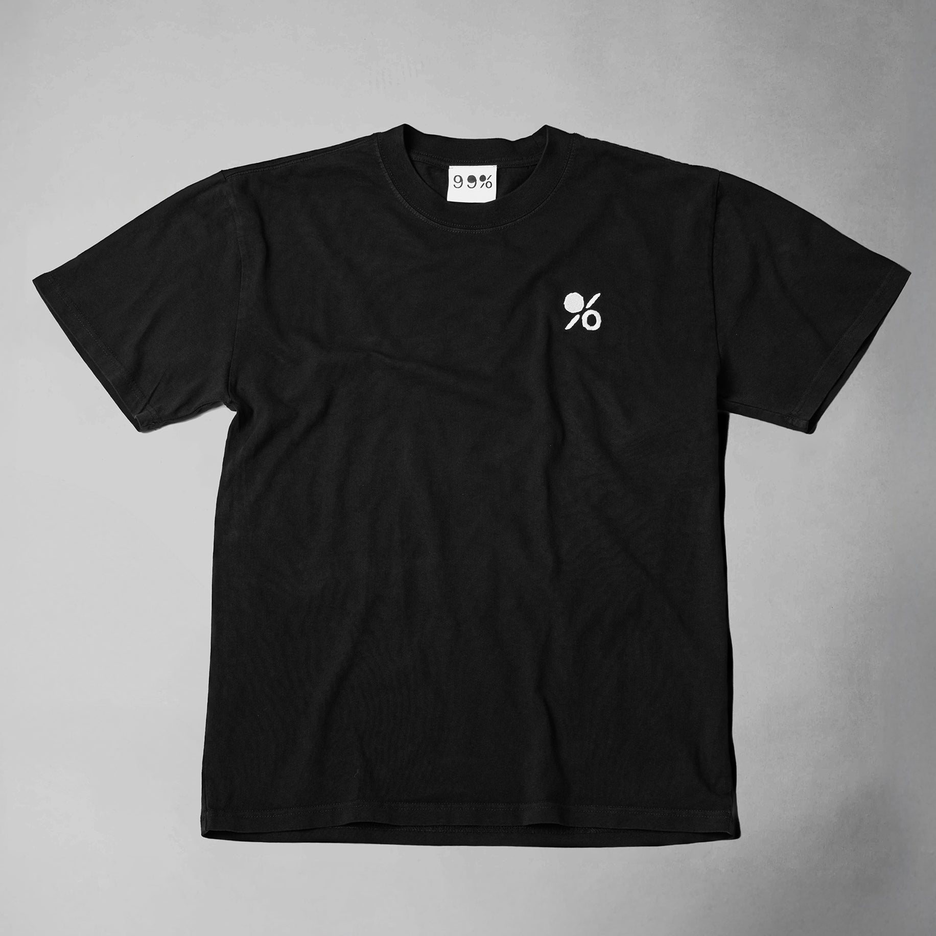 99% Heavyweight Oversized N&C T-Shirt - Unisex - Black