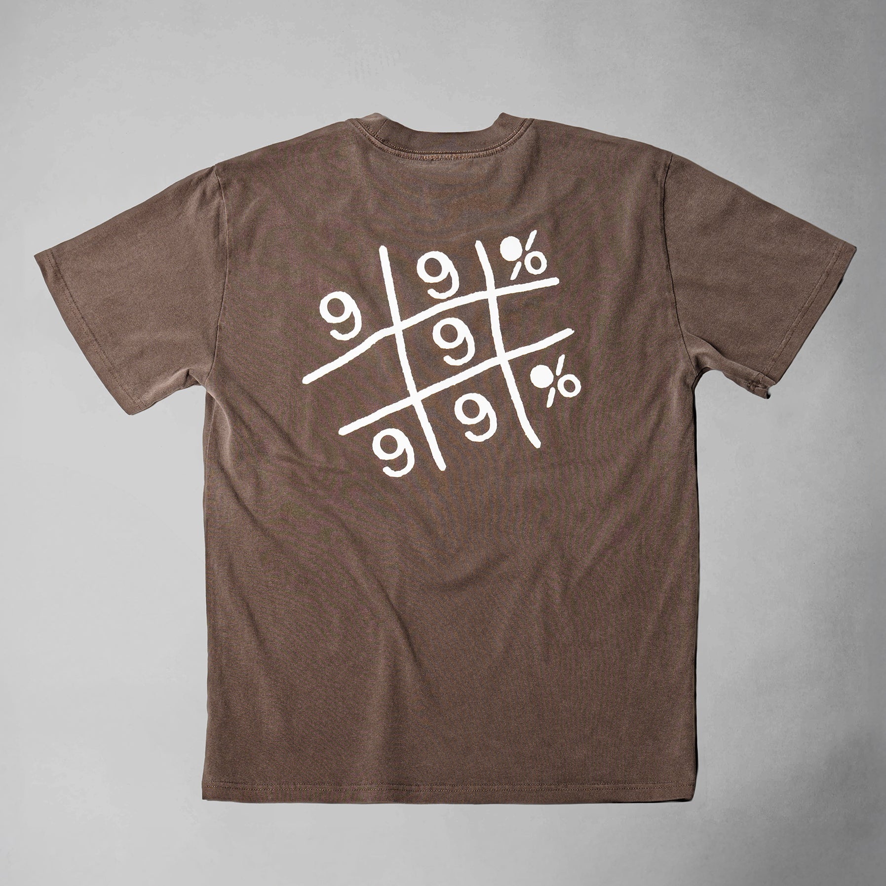 99% Heavyweight Oversized N&C T-Shirt - Unisex - Khaki