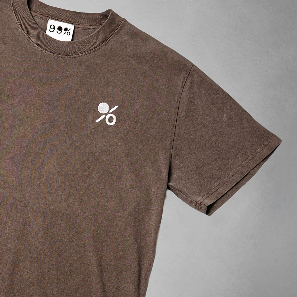 99% Heavyweight Oversized N&C T-Shirt - Unisex - Khaki