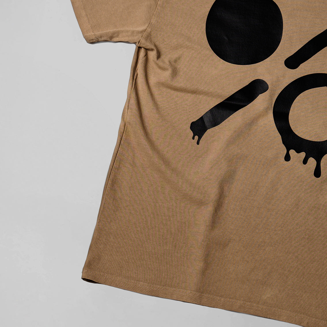 99% Heavyweight Oversized Drip T-Shirt - Unisex - Tan