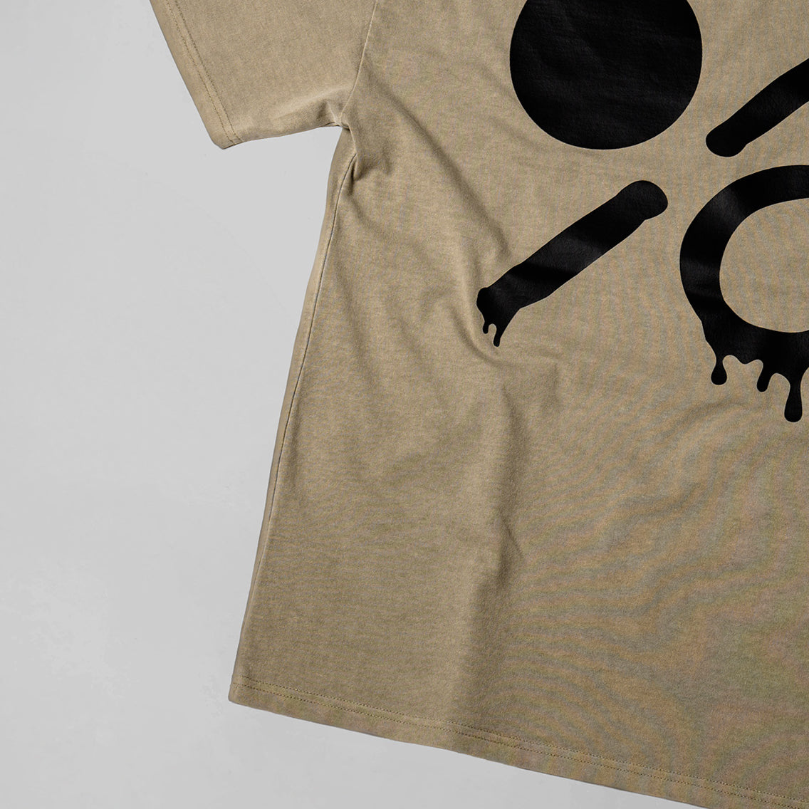 99% Heavyweight Oversized Drip T-Shirt - Unisex - Sand