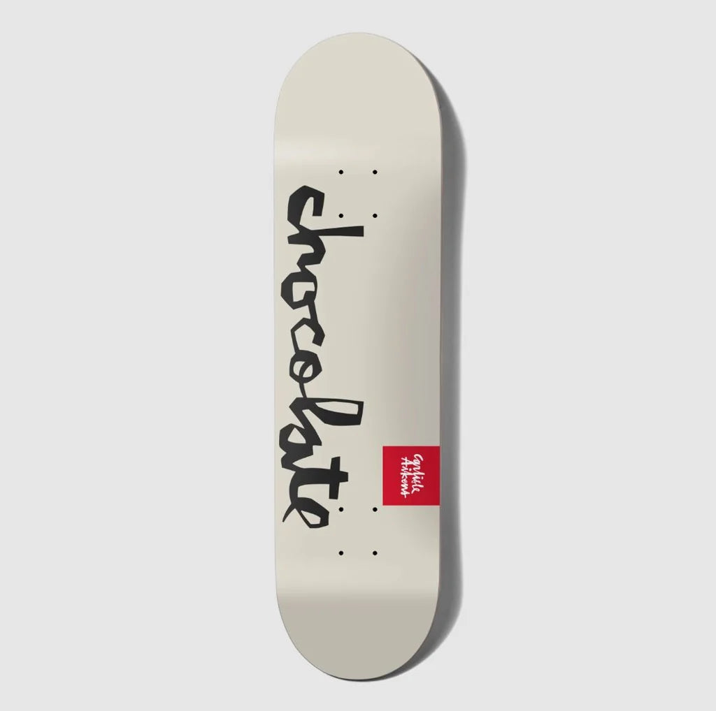 Chocolate Team Chunk Carl Aikens 9" White Love Seat Skateboard Deck