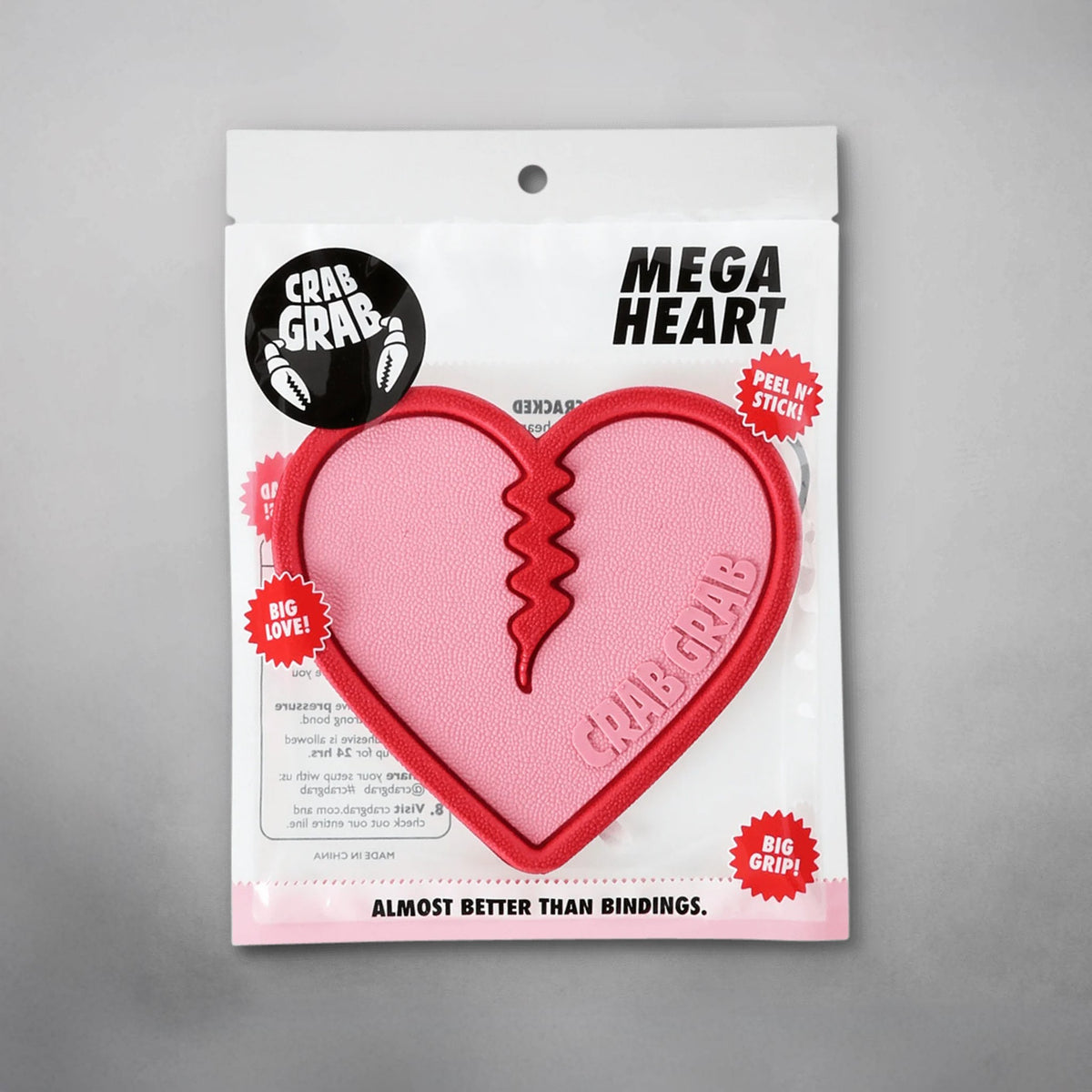 Crab Grab - Mega Heart - Snowboard Stomp Pad