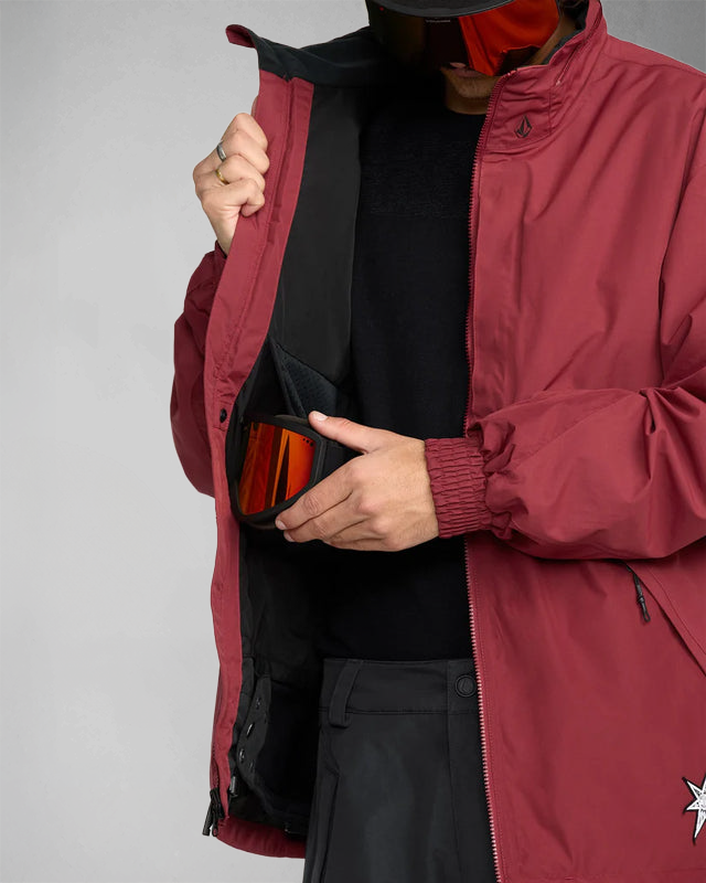 Volcom Longo Gore-Tex Snowboard Jacket - Mens - Burnt Red
