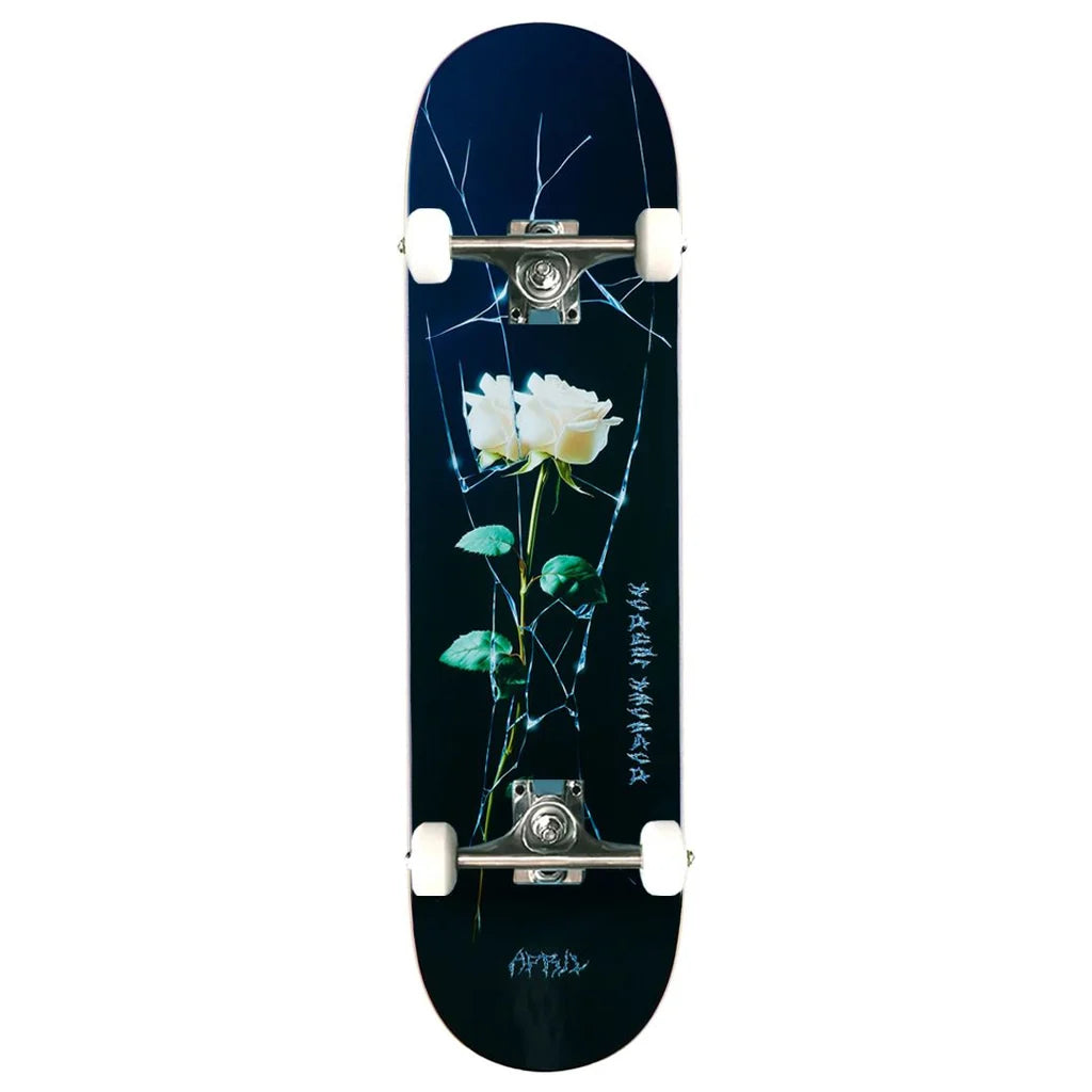 April Dashawn Jordan Cracked Rose 8" Complete Skateboard