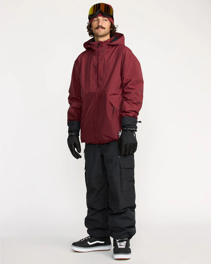 Volcom Longo Gore-Tex Snowboard Jacket - Mens - Burnt Red