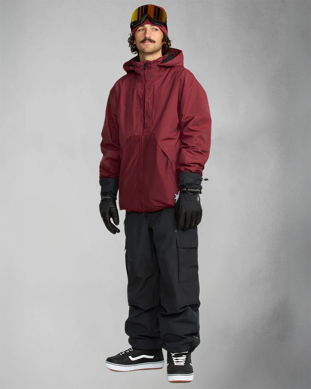 Volcom Longo Gore-Tex Snowboard Jacket - Mens - Burnt Red
