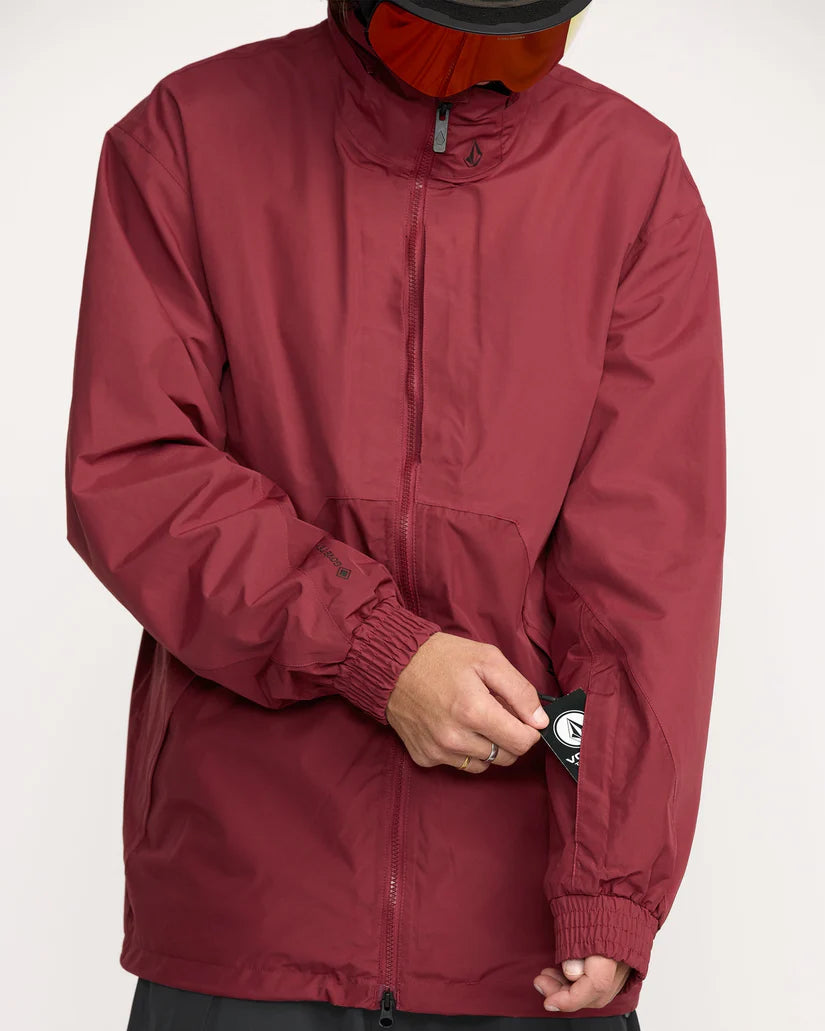 Volcom Longo Gore-Tex Snowboard Jacket - Mens - Burnt Red