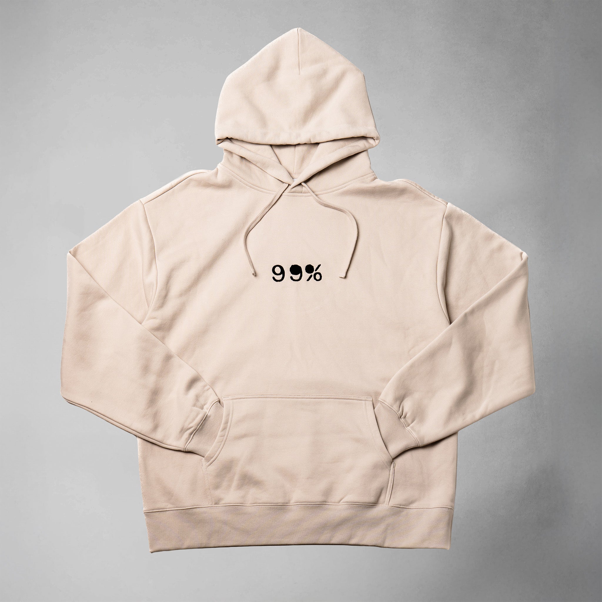 99% Heavyweight Oversized Skull Hoodie - Unisex - Ivory