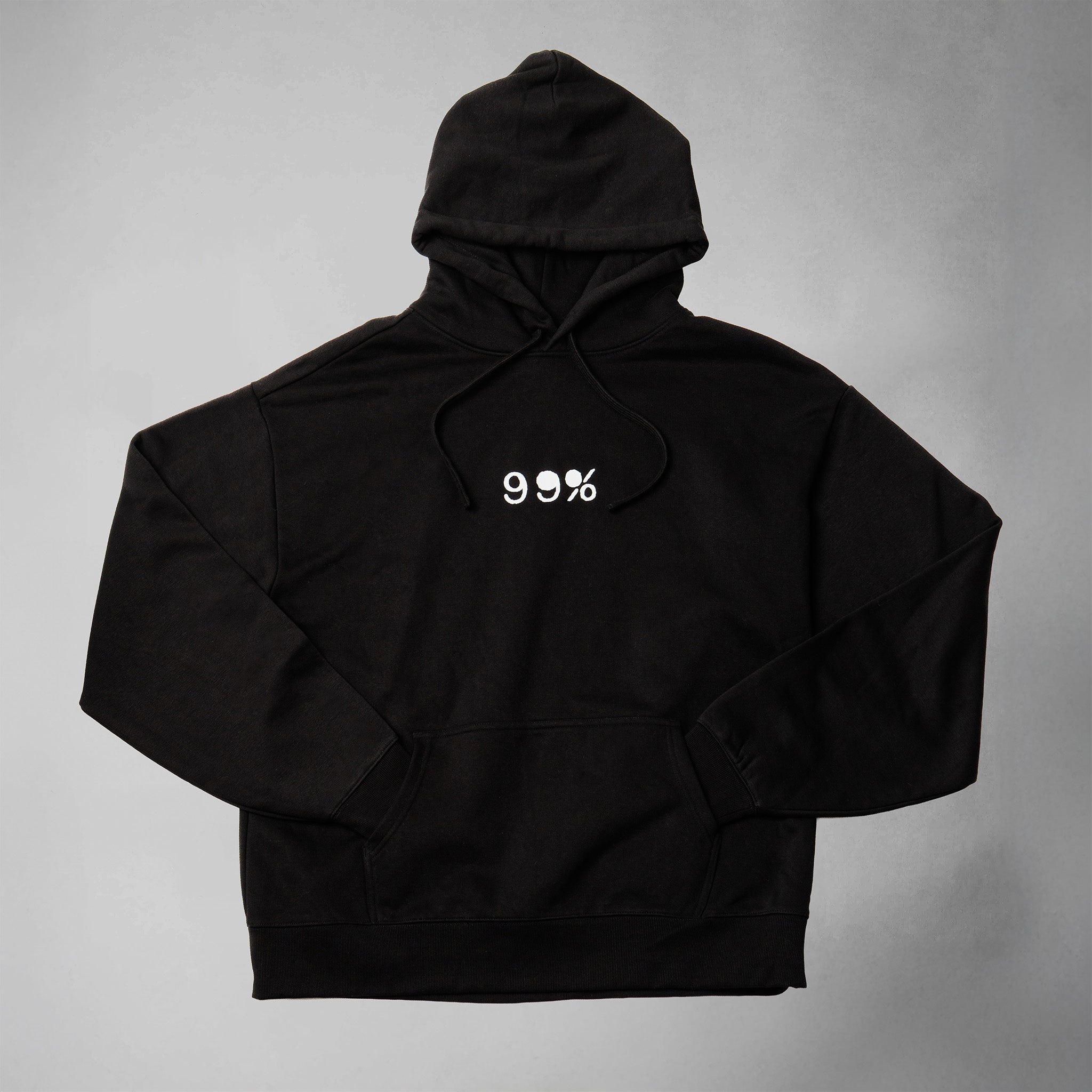 99% Heavyweight Oversized Skull Hoodie - Unisex - Black